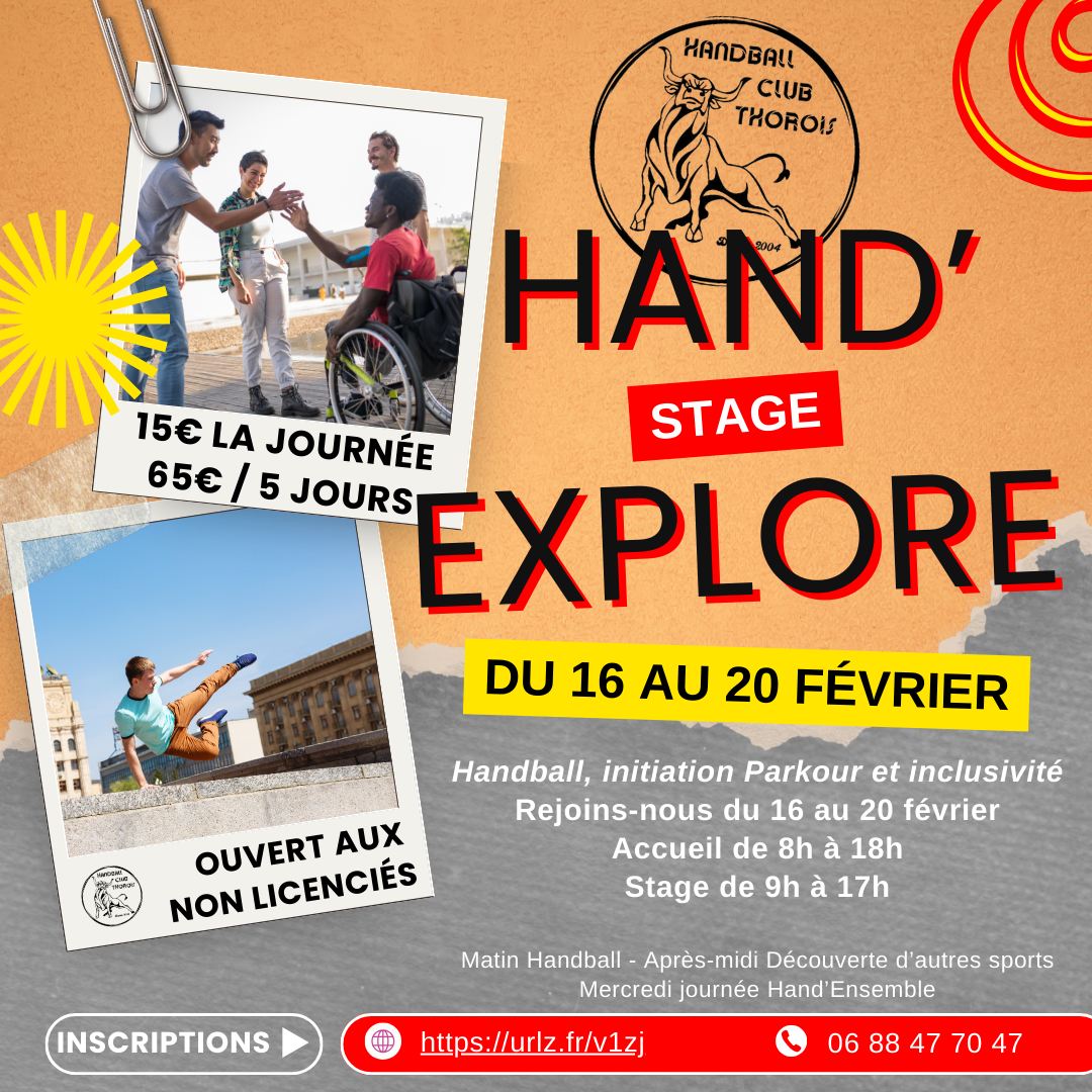 Hand’Explore Stage 2026