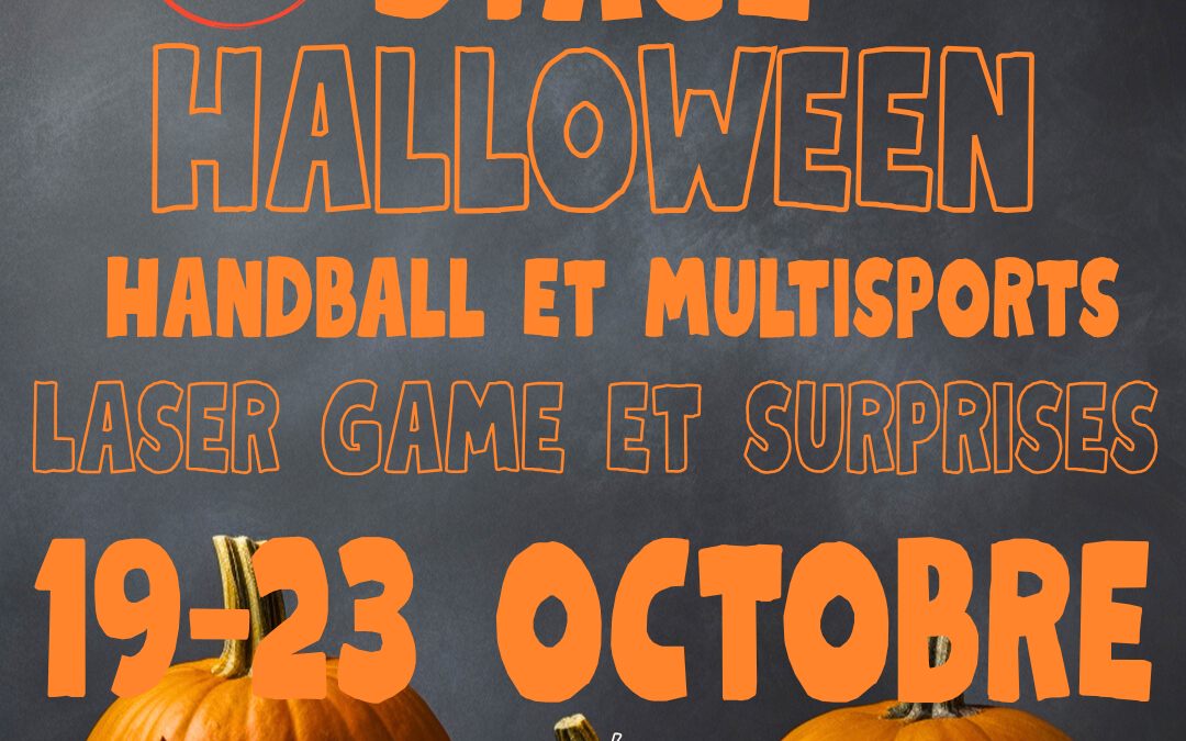 🎃 Stage Halloween au Handball Club Thorois : une semaine de sport, de frissons et de surprises !